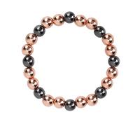 Mikovivi Bracelet en Cuivre pour Femme, 99,99% de Cuivre pur avec Aimants 3500 Gauss Bracelet de Perles pour Homme et Femme