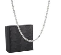 Mikovivi Collier Chaîne Blé Ton Argenté Chaînes 3mm pour Hommes