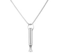 Mikovivi Collier de Respiration Consciente, Lien Respiratoire en Acier Titane pour L'Anxiété avec 2 en 1 Pendentif D'Aromathérapie Collier de Méditation Respiration Profonde pour Femmes Hommes