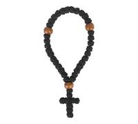Mikovivi Cordon de Prière Orthodoxe Chrétien, Fil Polyester Bracelet de Prière Orthodoxe avec Pendentif Croix pour Chrétiens
