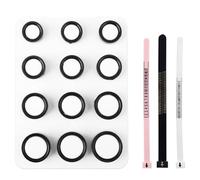 Mikovivi Kit de Dimensionnement Bague Intelligente pour Oura Ring Gen 4, 4-15 Outil Jauge Dimension Doigt Précis avec Ruban Taille US/EU/UK pour Mesure Préachat Précise