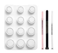 Mikovivi Kit de Oura Ring 4 Taille, Silicone Kit de Dimensionnement Doigts avec US EU & UK Outils Mesure Taille Bague Ajustables pour Une Évaluation Précise