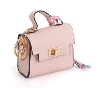 Mikovivi Mini Porte-Clés pour Sac à Dos, en Cuir Synthétique Porte-Clés Monnaie Mini Organiseur de Trousse Maquillage pour Ranger Rouge à Lèvres, Écouteurs, Pièces de Monnaie, Petits Objets