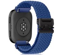 MiKoyi 22 mm Bracelet Compatible avec Amazfit T-Rex 3 Pro 48 mm/Balance 2/Bip 6/Balance/Bip 5/Bip 5 Unity/Cheetah/Cheetah Pro, Nylon Tressé Réglable Sport Bracelet pour Amazfit GTR 4, Bleu Foncé