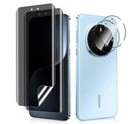 MiKoyi Anti-Espion Protection D'écran pour Honor Magic 7 Pro 5G, [2+2 Pièces] Verre Trempé Protection Objectif Caméra TPU Privacy Film Protection écran pour Honor Magic 7 Pro 5G