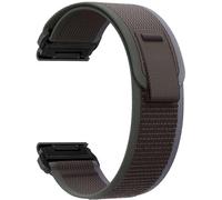 MiKoyi Bracelet de montre en nylon pour Garmin Fenix 7X Pro/7X/6X/6X Pro/5X/5X Plus, bracelet de rechange 26 mm QuickFit pour tactix 7 AMOLED/tactix 7 Pro/Epix Pro 51 mm/Enduro - Bleu et noir