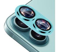 MiKoyi Caméra Arrière Protecteur Compatible avec iPhone 16 / iPhone 16 Plus, Objectifs Verre Trempé Protection Lentille Aluminium Protecteurs D’Objectif pour iPhone 16 / iPhone 16 Plus, Vert