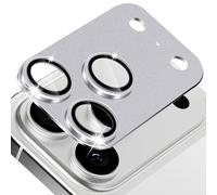 MiKoyi Caméra Arrière Protecteur Compatible avec iPhone 17 Pro, Objectifs Verre Trempé Protection Lentille Aluminium Protecteurs D’Objectif pour iPhone 17 Pro, Gris Titane