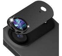MiKoyi Caméra Arrière Protecteur Compatible avec iPhone Air, Objectifs Verre Trempé Protection Lentille Aluminium Protecteurs D’Objectif pour iPhone 17 Air, Noir