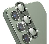 MiKoyi Caméra Arrière Protecteur Compatible avec Samsung Galaxy S23 Plus 5G/Galaxy S23 5G Protection pour Objectifs Photo Verre Trempé Protection Lentille Aluminium Protecteurs D’objectif Vert