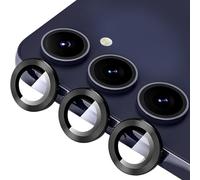 MiKoyi Caméra Arrière Protecteur pour Samsung Galaxy A15, Protection Lentille Aluminium Verre Trempé Haute Définition Protecteurs D’Objectif pour Samsung Galaxy A15 - Noir
