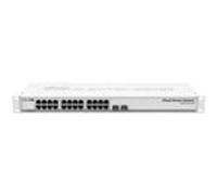 MikroTik Cloud Smart Switch CSS326-24G-2S+RM - Commutateur - intelligent - 24 x 10/100/1000 + 2 x 10 Gigabit SFP+ - Montable sur rack - PoE G