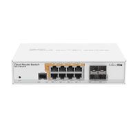Mikrotik CRS112-8P-4S-IN commutateur réseau Gigabit Ethernet (10/100/1000) Connexion Ethernet, supportant l'alimentation via ce port (PoE) Blanc