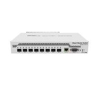 Mikrotik CRS309-1G-8S+ Géré Gigabit Ethernet (10/100/1000) Connexion Ethernet, supportant l'alimentation Via ce Port (PoE) Blanc
