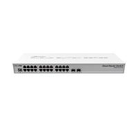 MikroTik CRS326-24G-2S + RM, Commutateur Géré, 24 Ports RJ-45 Gigabit Ethernet, 2 Ports SFP+, Blanc, Métal