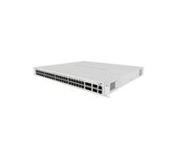 Mikrotik CRS354-48P-4S+2Q+RM : Switch Géré L3 48x Gigabit Ethernet PoE+ 4x SFP+ 2x QSFP+ 1U, CPU Qualcomm, Mémoire 64MB, Alimentation 800W