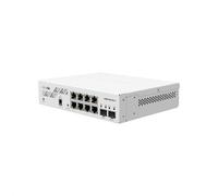 Mikrotik CSS610-8G-2S+IN commutateur réseau Gigabit Ethernet (10/100/1000) Connexion Ethernet, supportant l'alimentation via ce port (PoE) Blanc