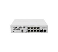 Mikrotik CSS610-8P-2S+IN Switch Gigabit Ethernet Géré 8x RJ45 PoE 2x SFP+ 56Gbps SwitchOS Lite, Montage Rack, Alimentation AC/DC