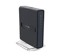 MikroTik hAP AC Lite Tower Noir Connexion Ethernet, supportant l'alimentation Via ce Port (PoE)