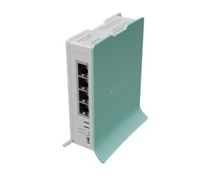 Mikrotik hAP routeur sans fil Gigabit Ethernet Monobande (2,4 GHz) Vert, Blanc
