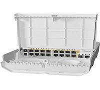 Mikrotik netPower 16P L2/L3 Gigabit Ethernet (10/100/1000) Connexion Ethernet, supportant l'alimentation via ce port (PoE) Blanc