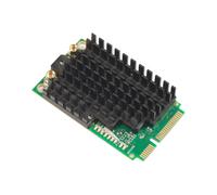 Mikrotik R11E-2HPND : Carte Mini PCI Express RF Sans Fil 802.11b/g/n (Wi-Fi 4) 2.312-2.732 GHz, Chipset AR9580, Connecteurs 2x MMCX