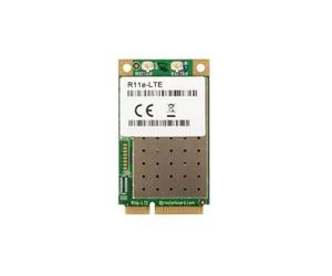 Mikrotik R11e-LTE Internal 150Mbit/s Networking Card - Networking Cards (Internal, Wireless, Mini PCI Express, 150 Mbit/s, Gold, Green)