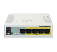 Mikrotik RB260GSP Géré Gigabit Ethernet (10/100/1000) Connexion Ethernet, supportant l'alimentation Via ce Port (PoE) Blanc commutateur réseau - commutateurs réseaux (Managed Network Switch, Gigabit