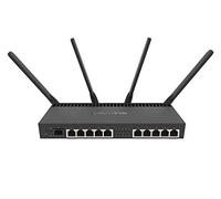 MikroTik Routeur sans fil RB4011iGS+5HacQ2HnD-IN Bi-bande 2,4/5 GHz Gigabit Ethernet Noir
