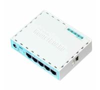 Mikrotik RB750GR3 Routeur connecté Gigabit Ethernet Turquoise, Blanc