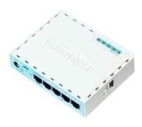 Mikrotik RB750GR3 Routeur connecté Gigabit Ethernet Turquoise, Blanc