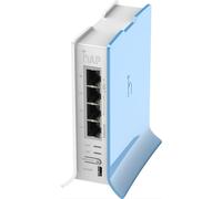 MikroTik RouterBOARD RB941-2nD-TC, hAP-Lite, 650MHz CPU, 32MB RAM, 4xLAN, 2.4GHz 802b/g/n, ROS L4, boîtier, PSU