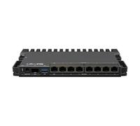Mikrotik RouterBORD 5009UPr+S+IN with Marvell Armada ARMv8 CPU (4-cores, 1.4GHz per core), 1GB of DDR4 RAM, 1GB NAND storage, 1x 2.5Gbit LAN (802.3af/at PoE-out