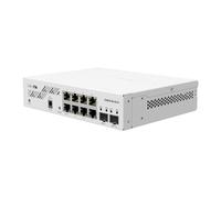 MikroTik Commutateur Ethernet Gigabit CSS610-8G-2S+IN PoE in (sans PoE out) Blanc
