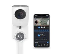 Miku Moniteur de bébé intelligent Pro avec caméra, suivi de la respiration en direct sans portable, alertes en temps réel, analyse du sommeil, vidéo Wi-Fi 1080p, vision nocturne et audio