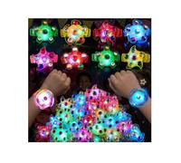 Mikulala Lot de 24 remplisseurs de Sac de fête pour Enfants LED Light Up Bracelet Jouets Anniversaire Retour Cadeaux pour Enfants Glow in The Dark Party Supplies