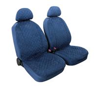 Miky Paire De Housses De Siège Avant En Microfibre Universelles Bleues