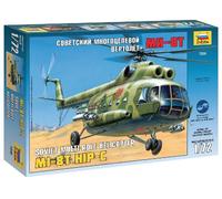 MIL MI-8T "HIP-C" SOVIET MULTI-ROLE HELICOPTER - ZVEZDA 1/72 Plastic Kit