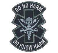 Mil-Spec Écusson brodé Motif Singe Do No Harm Pirate Medic Swat