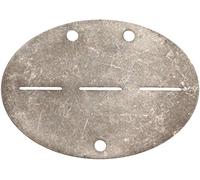 Mil-Tec 16317100 Plaque d'identification Argenté Taille unique