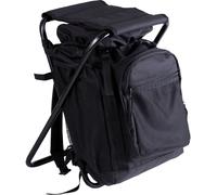 Mil-Tec Ansitz, sac à dos avec tabouret Noir Noir