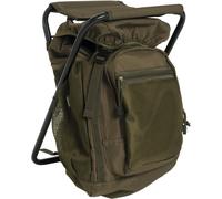 Mil-Tec Ansitz, sac à dos avec tabouret Olive Olive
