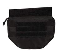 Mil-Tec Pochette Drop Down pour Gilet Tactique (23 x 4,5 x 16 cm/Noir)