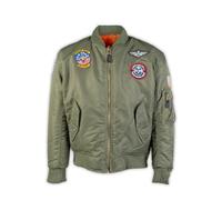 Mil-Tec Blouson Kids Ma1® avec Badges Va Veste Mixte