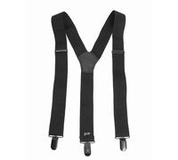 MIL-TEC bretelles noir 120cm avec clip Suspenders Braces