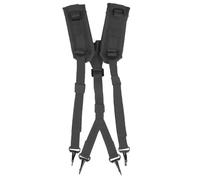 Mil-Tec Bretelles US LC-2 Noir - rembourrées, 100% nylon, réglables, système ALICE
