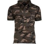 Mil-Tec Camo Pique, polo S Woodland Woodland