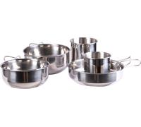 Mil-Tec Camping, kit de cuisson 5-pcs. Argent Argent