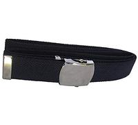 Ceinture Militaire US Army - Coloris Bleu Marine - Boucle métal argent - Airsoft - Paintball - Outdoor