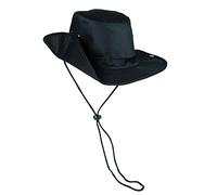 Mil-Tec Chapeau de Brousse m.druckknopf , Homme, Noir, XXL